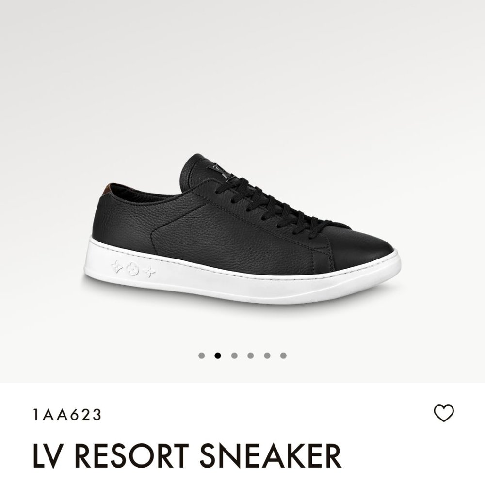 LV (Luis Vuitton) low top men's sneakers (resort sneaker)